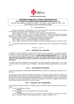 IstAmm 2015_Bando - Comune di Firenze