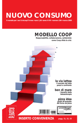 NUOVO CONSUMO - UniCoop Tirreno