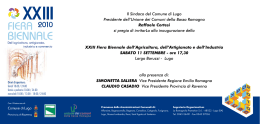 Invito - Unione dei Comuni della Bassa Romagna