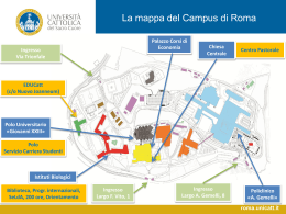Scarica la mappa del Campus