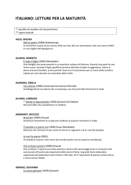ITALIANO: LETTURE PER LA MATURIT&Agrave;