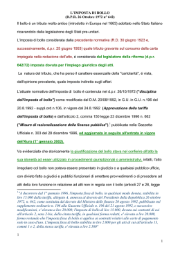 Imposta di Bollo