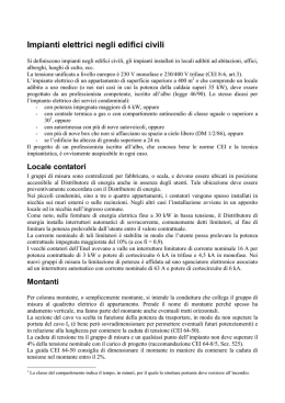 Impianti elettrici negli edifici civili