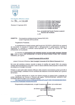 Comunicato - Ordine Architetti Rimini