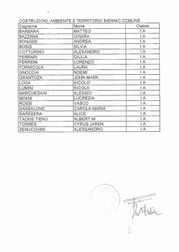 classi tartaglia