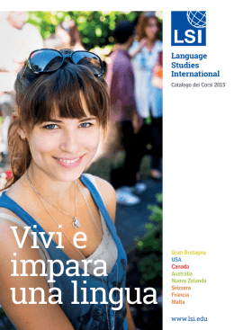 Scarica la brochure in formato PDF - Italiano