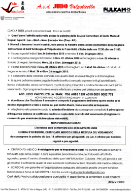Judo 2015-2016 - ASD Judo Valpolicella