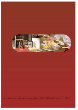 w w w .pugliastore.com info@ pugliastore..com . infoline: + 39