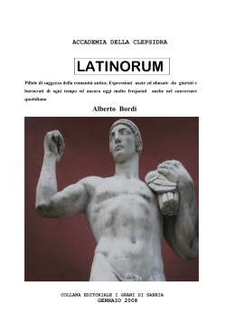 `latinorum` in pdf - Alberto Alfieri Bordi