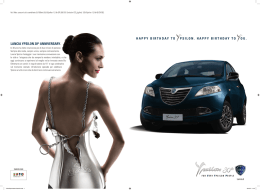 LANCIA YPSILON 30th ANNIVERSARY.