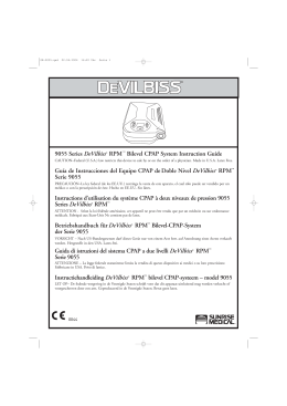 SE-9055 Rev A New.qxd - OxyCare Sauerstoff & Beatmungstechnik