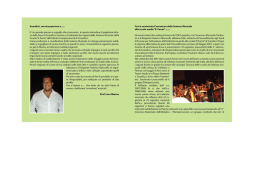 Volantino sezione musicale 2012