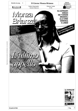 MONZA. Ultimo appello - Forum delle Associazioni Familiari
