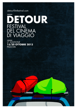 catalogo - Detour. Festival del Cinema di Viaggio
