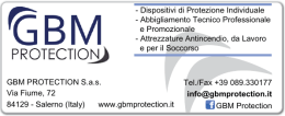 GBM PROTECTION S.a.s. Via Fiume, 72 84129