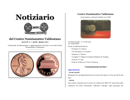 Notiziario N&deg; 7 - Centro Numismatico Valdostano