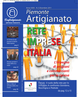 Leggi il giornale - Confartigianato Piemonte