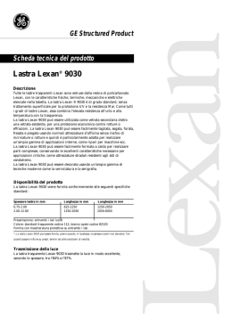 Lastra Lexan® 9030 - alsco.ch