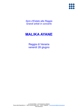 Grandi Artisti in Concerto - Malika Ayane