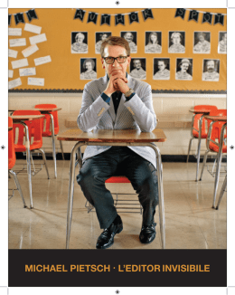 Michael Pietsch. L`editor invisibile