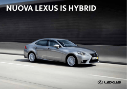 NUOVA LEXUS IS HYBRID