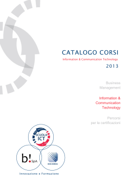 Catalogo Corsi ICT 2013