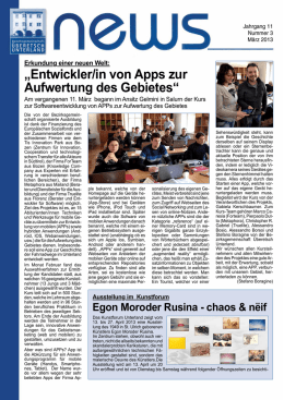 &bdquo;Entwickler/in von Apps zur Aufwertung des Gebietes&ldquo;