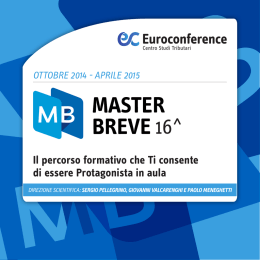 Il percorso formativo che Ti consente di essere