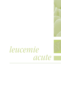leucemie acute - Nuovitraguardi