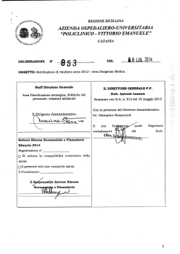 Del. 853_2014 Retr. Risultato 2012 Dir. Medica