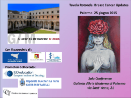 Tavola Rotonda: Breast Cancer Updates