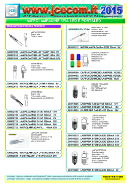 MICROLAMPADINE SPIA LED E PORTALED