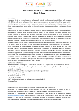 Clicca qui per il Diario di Bordo completo