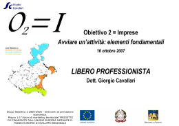 LIBERO PROFESSIONISTA - Obiettivo 2 = Imprese