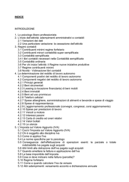 INTRODUZIONE 1. Lo psicologo libero professionista 2. L`inizio dell