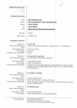 curriculum vitae
