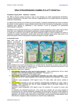 una straordinaria gamma di latti vegetali