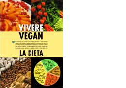 Vivere vegan la dieta