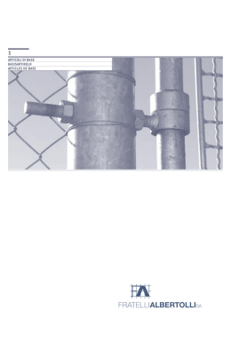 scarica catalogo 2014 - Fratelli Albertolli SA