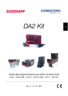 DA2 Kit Guida alla programmazione per lettori di