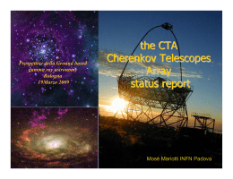 the CTA Cherenkov Telescopes Array status report