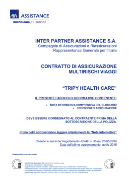 tripy health care - Il Tropico del Camper
