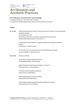 Art Histories, Environment and Ecology