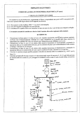 CORSO DI LAUREA IN INGEGNERIA ELETTRICA (3° anno) ` 1