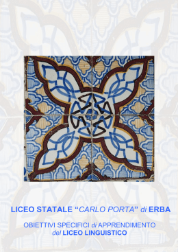 OSA LICEO LINGUISTICO - Liceo "Carlo Porta" Erba