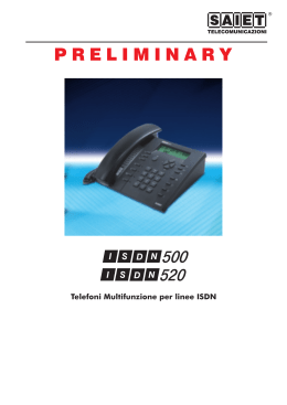 Telefono per linee ISDN Serie 500.cdr:CorelDRAW