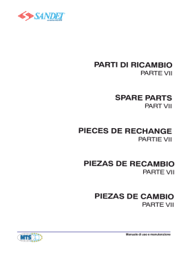 parti di ricambio - MTS