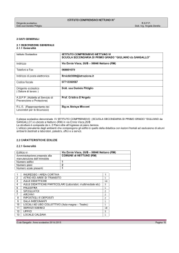 G. da Sangallo - IV Istituto Comprensivo Nettuno