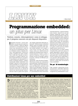 Programmazione embedded: un plus per Linux