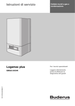 Service manual Logamax plus GB022-24/24K - it